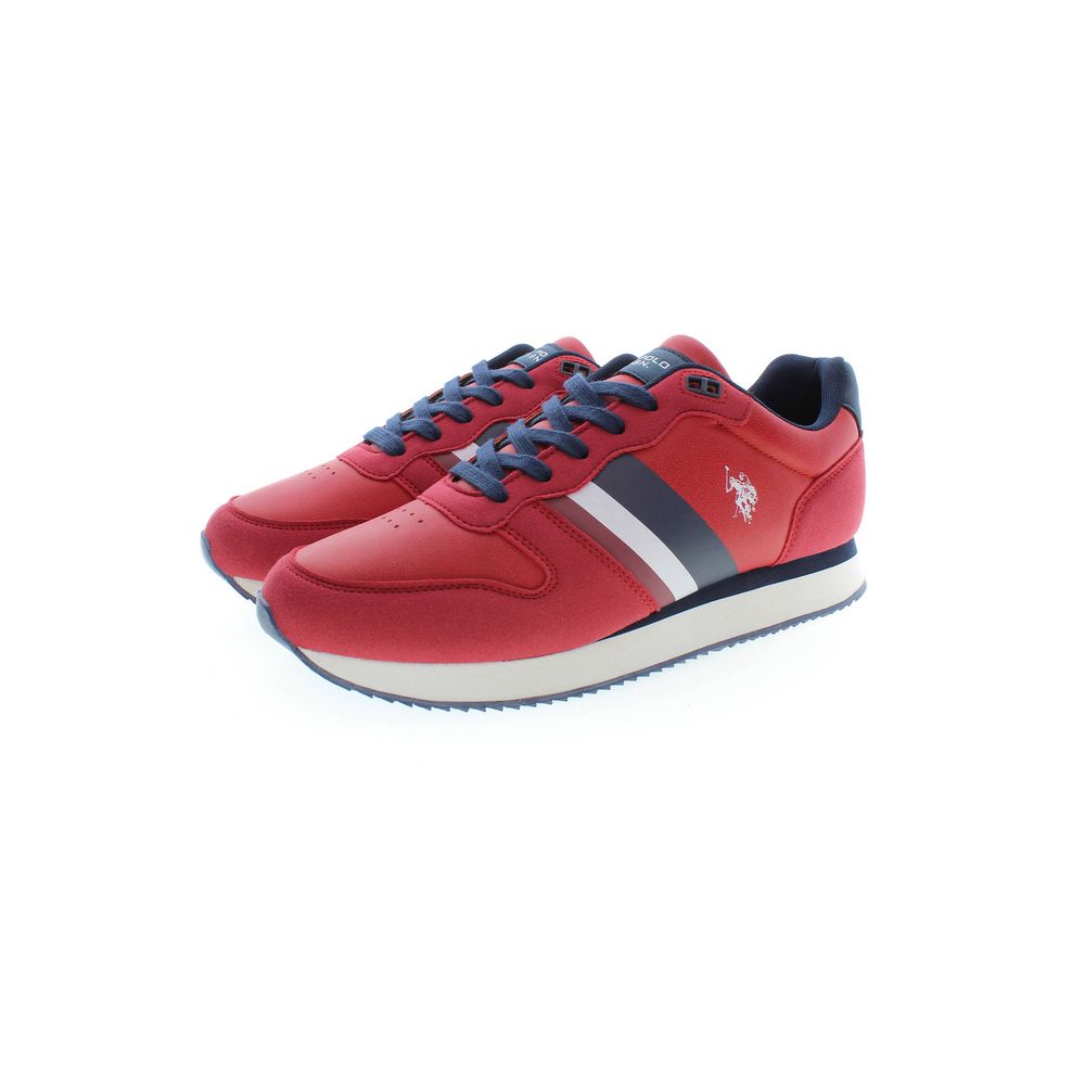 U.S. POLO ASSN. Red Polyester Sneaker