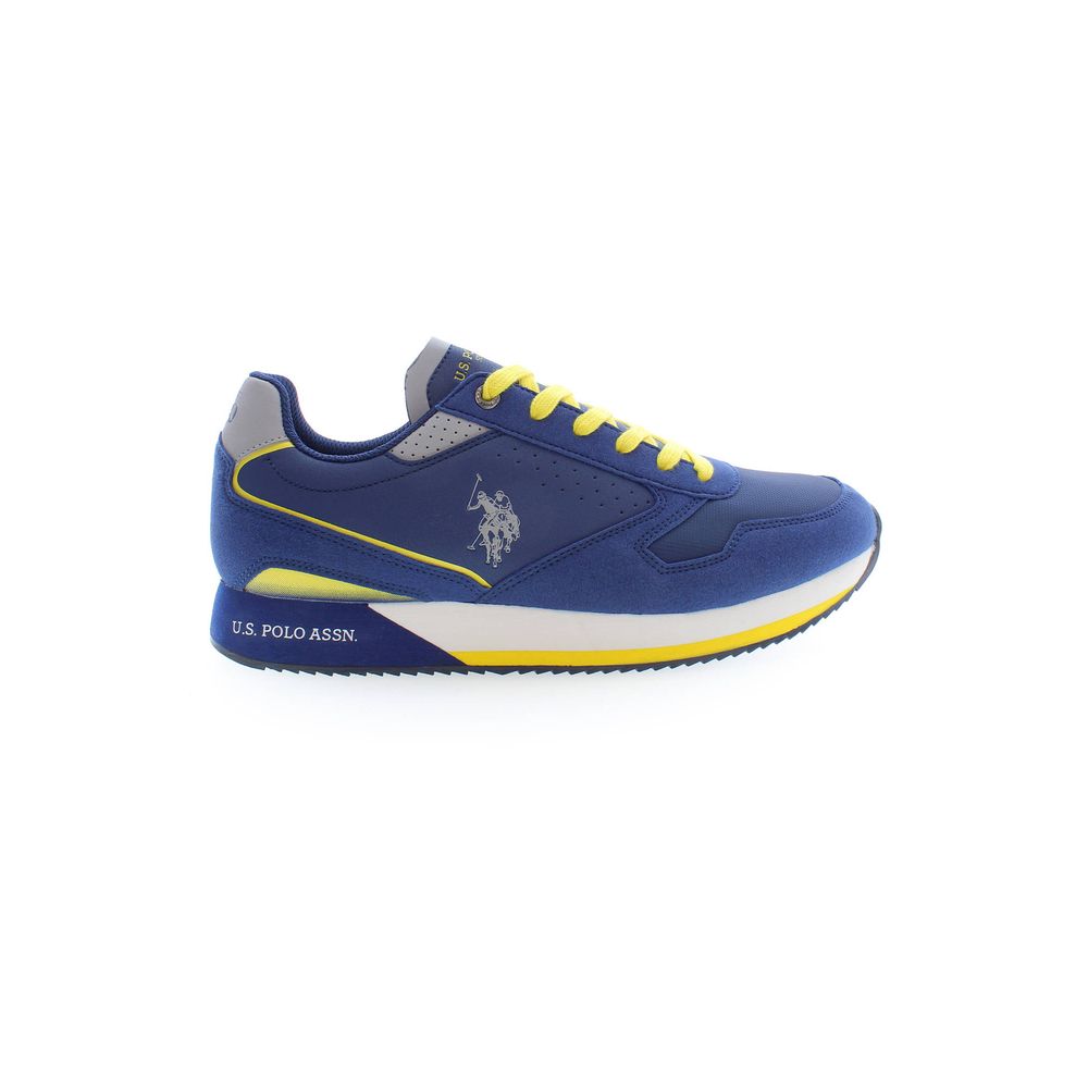 U.S. POLO ASSN. Blue Polyester Sneaker