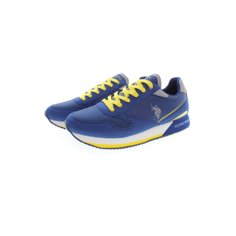 U.S. POLO ASSN. Blue Polyester Sneaker