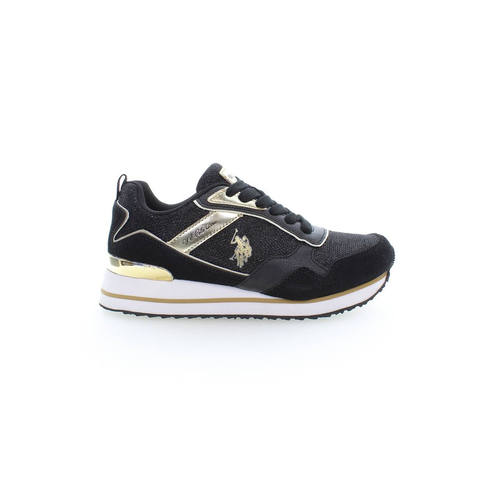 U.S. POLO ASSN. Black Polyester Sneaker