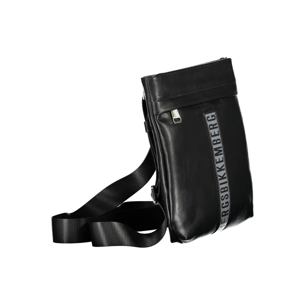 Bikkembergs Black Polyethylene Shoulder Bag