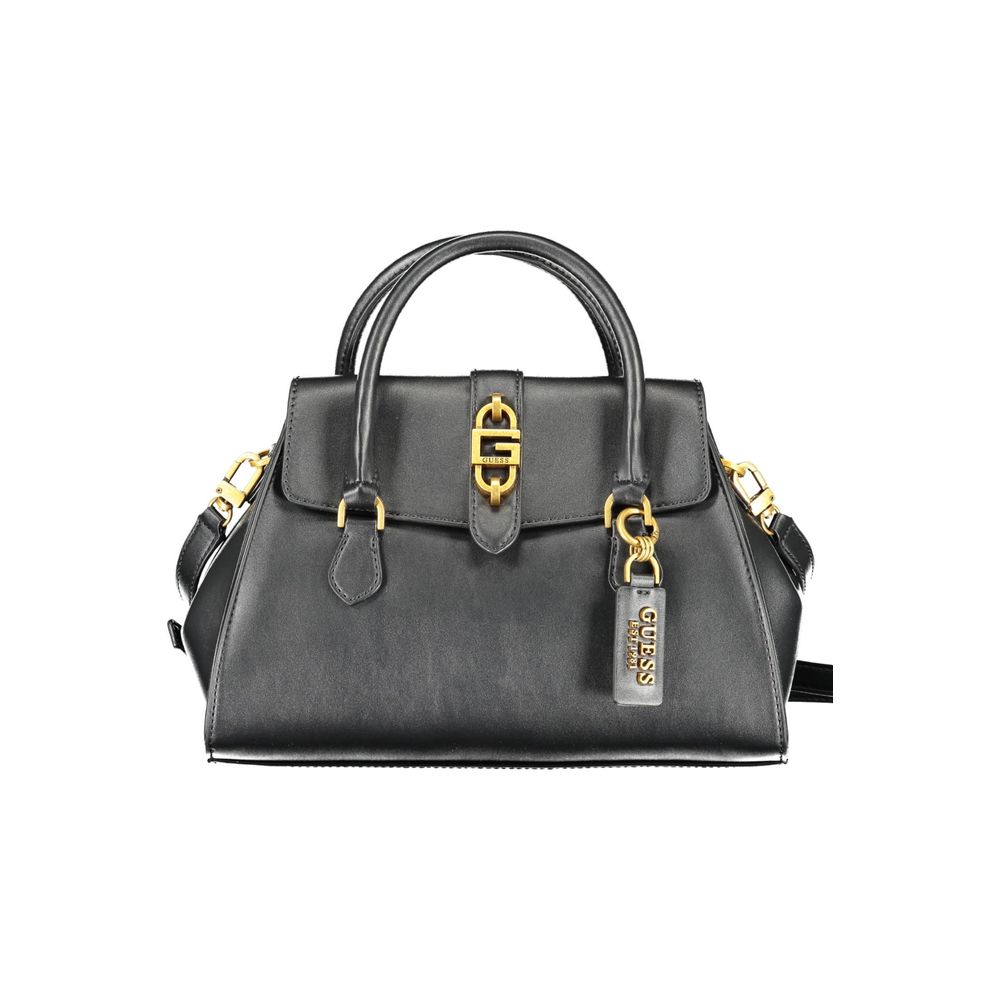 Guess Jeans Black Polyethylene Handbag