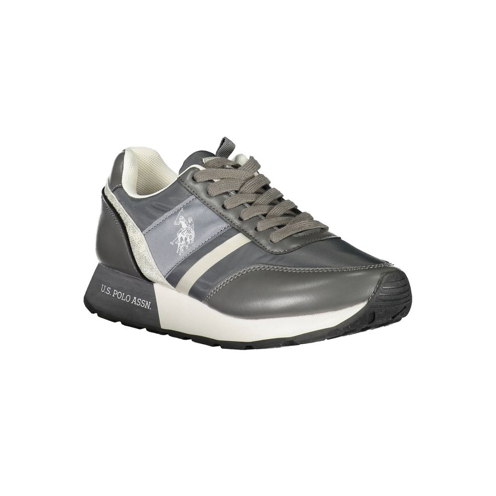 U.S. POLO ASSN. Gray Polyester Sneaker