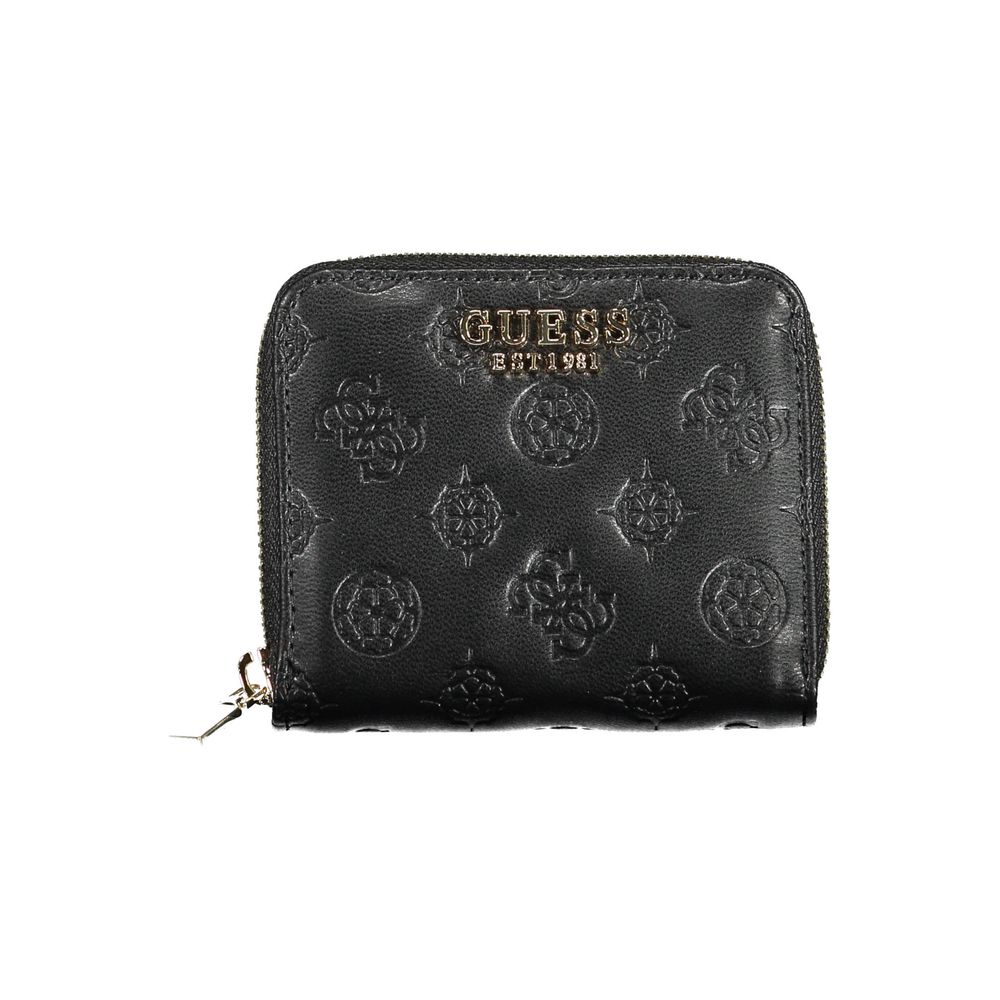 Guess Jeans Black Polyethylene Wallet