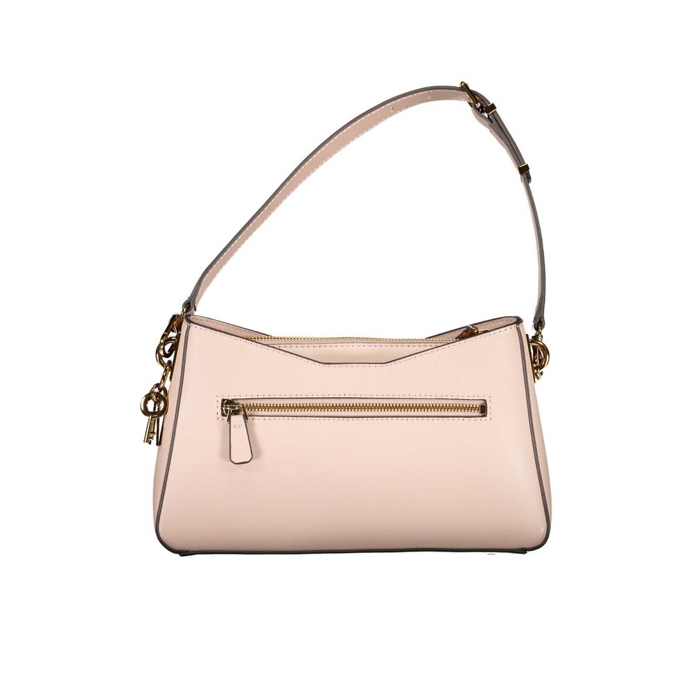 Guess Jeans Pink Polyethylene Handbag