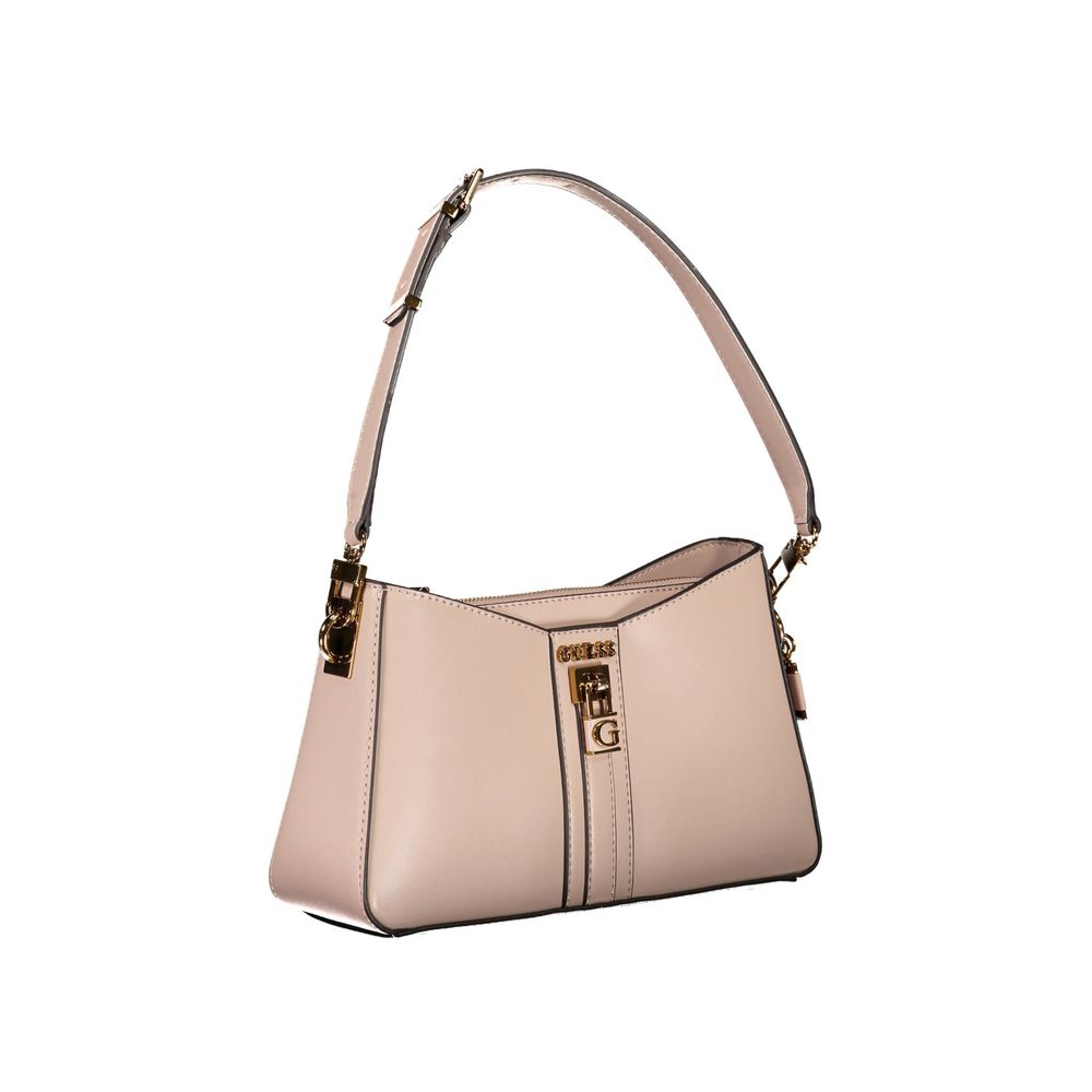 Guess Jeans Pink Polyethylene Handbag