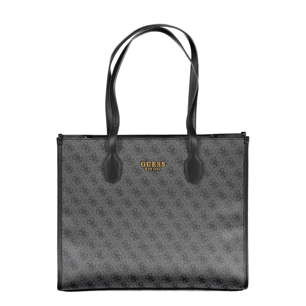 Guess Jeans Black Polyethylene Handbag