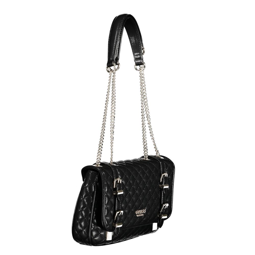 Guess Jeans Black Polyethylene Handbag