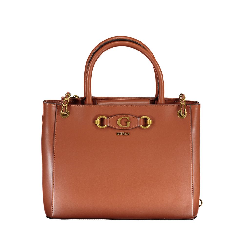 Guess Jeans Brown Polyethylene Handbag