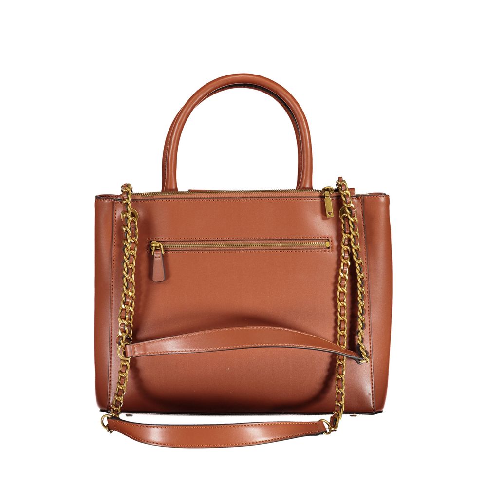 Guess Jeans Brown Polyethylene Handbag