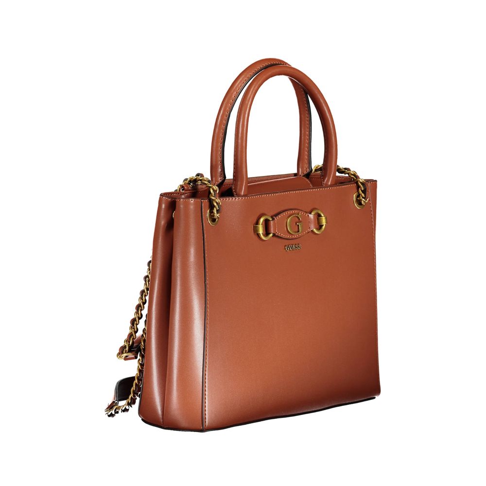 Guess Jeans Brown Polyethylene Handbag