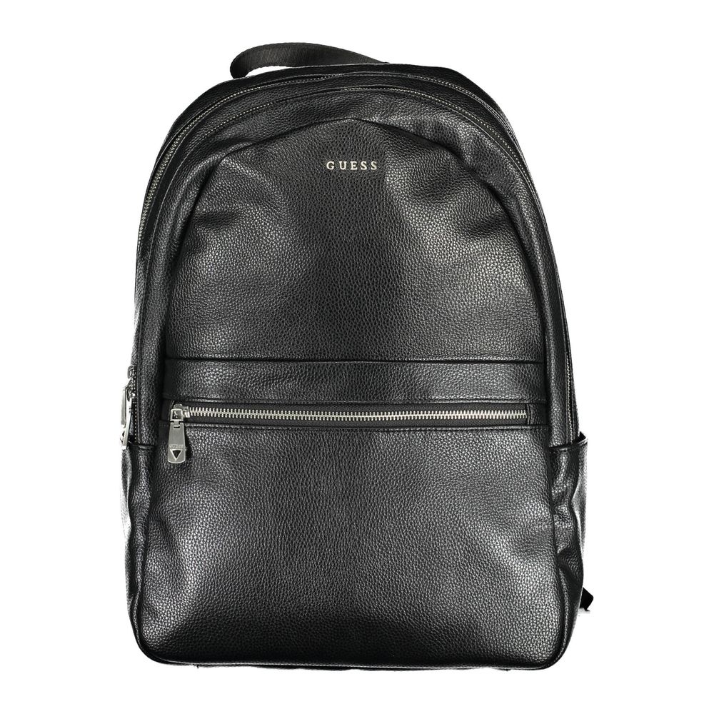 Guess Jeans Black Polyethylene Backpack