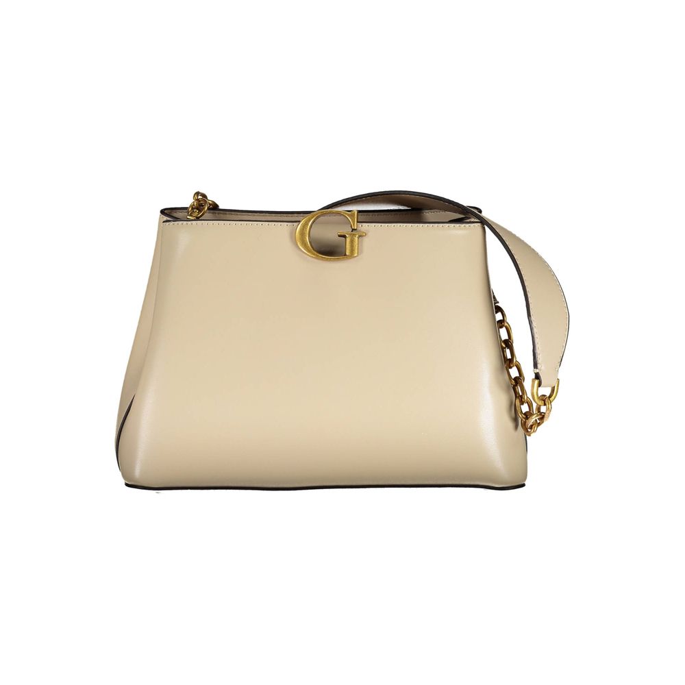 Guess Jeans Beige Polyethylene Handbag