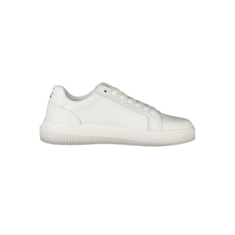 Calvin Klein White Polyester Sneaker