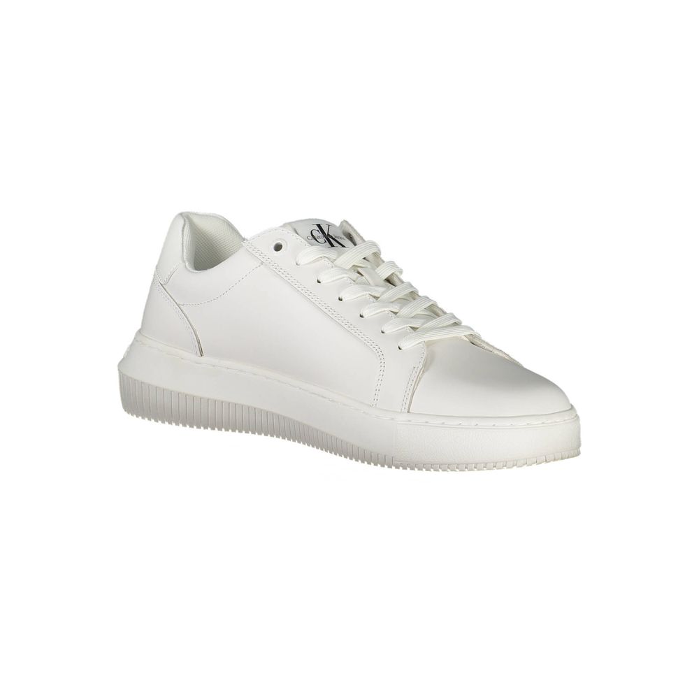 Calvin Klein White Polyester Sneaker