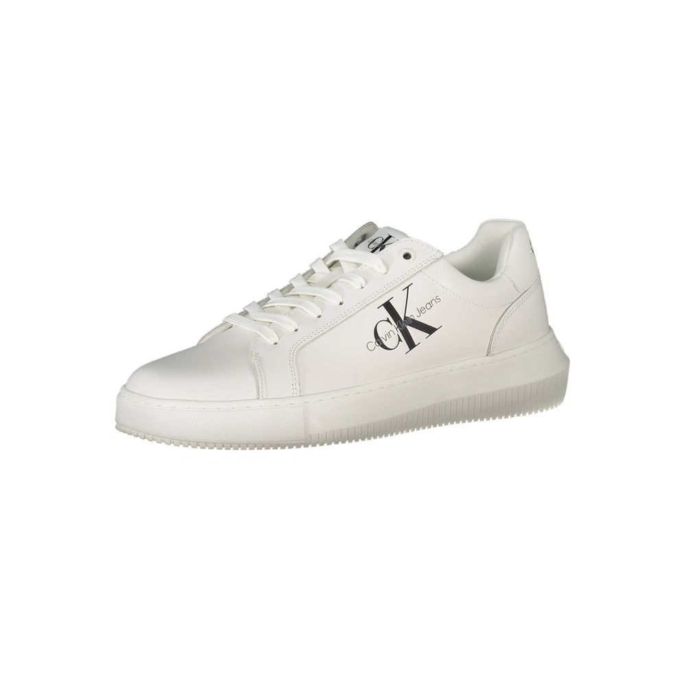 Calvin Klein White Polyester Sneaker
