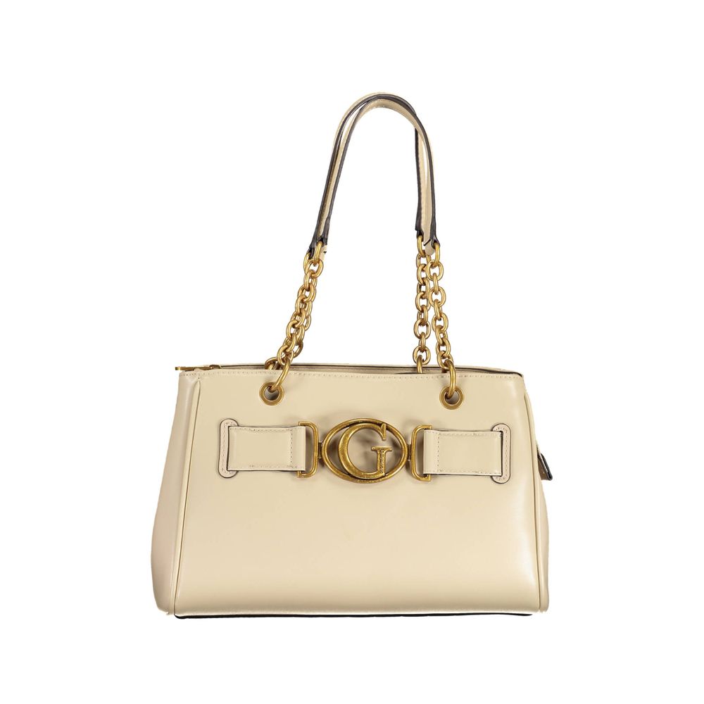 Guess Jeans Beige Polyethylene Handbag