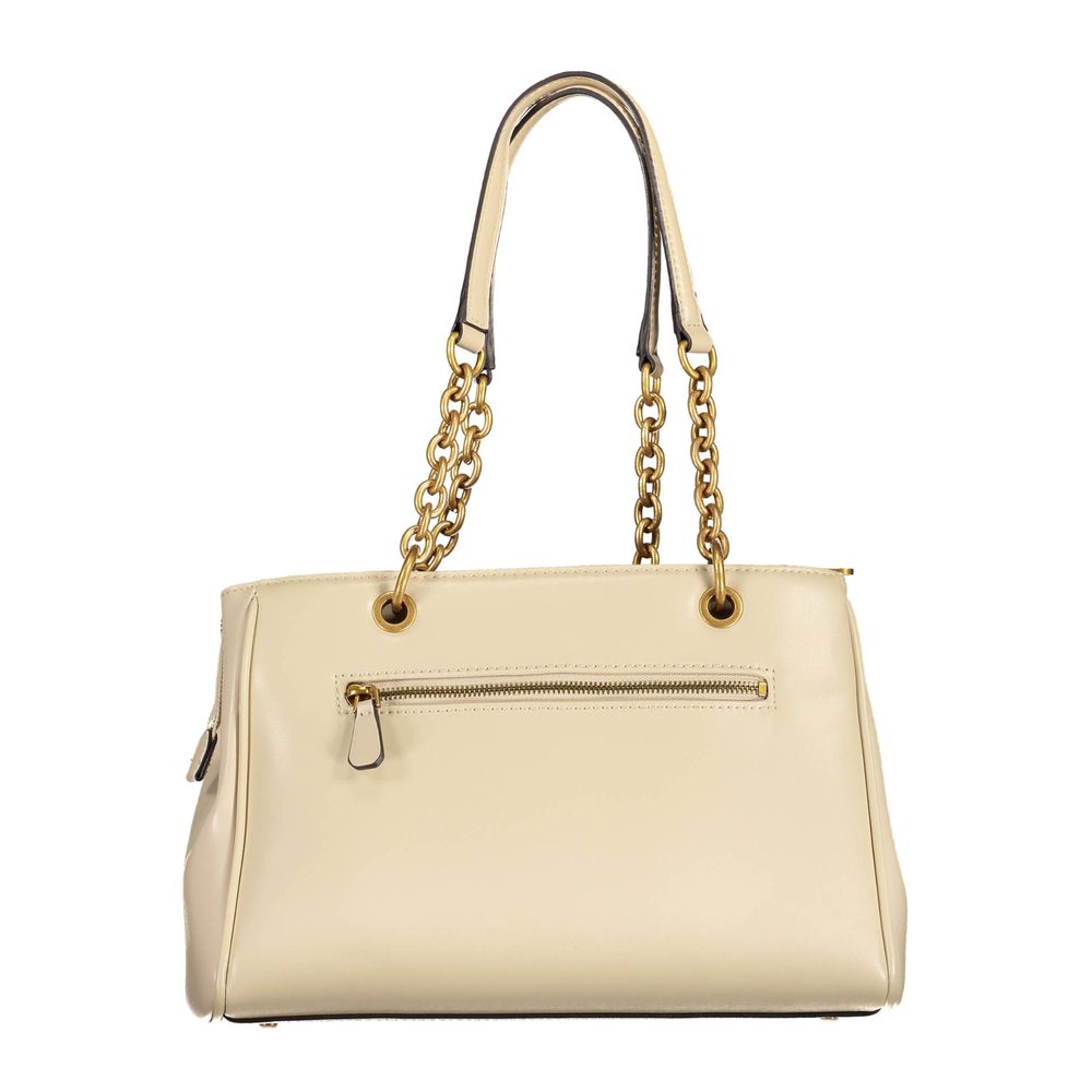 Guess Jeans Beige Polyethylene Handbag