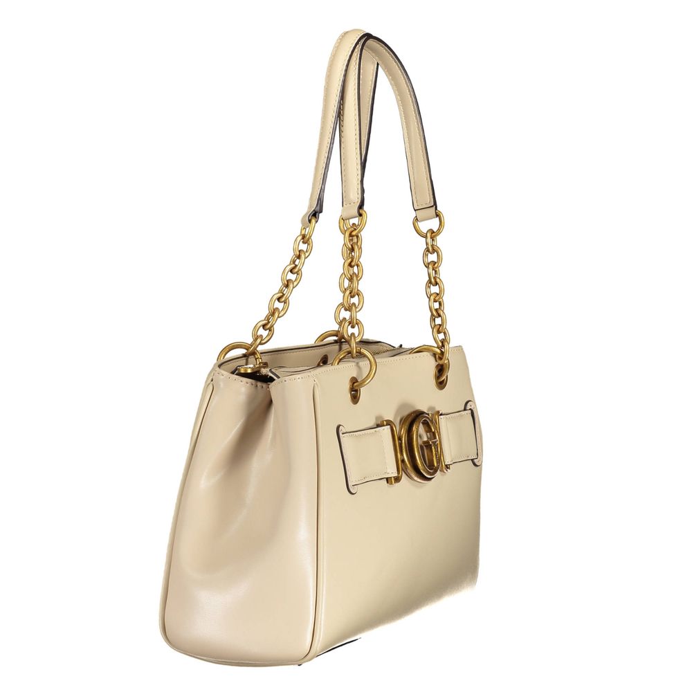 Guess Jeans Beige Polyethylene Handbag