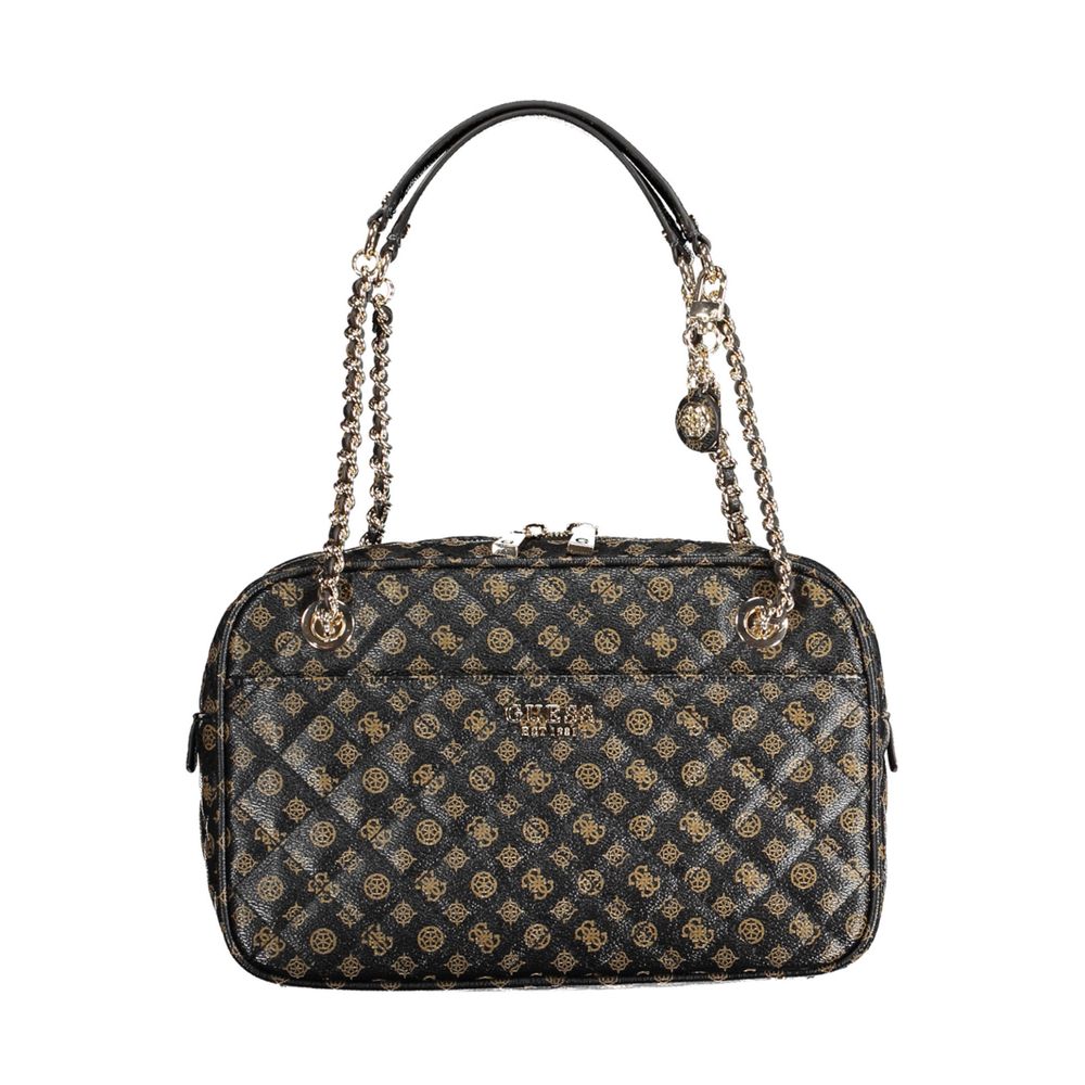 Guess Jeans Brown Polyethylene Handbag