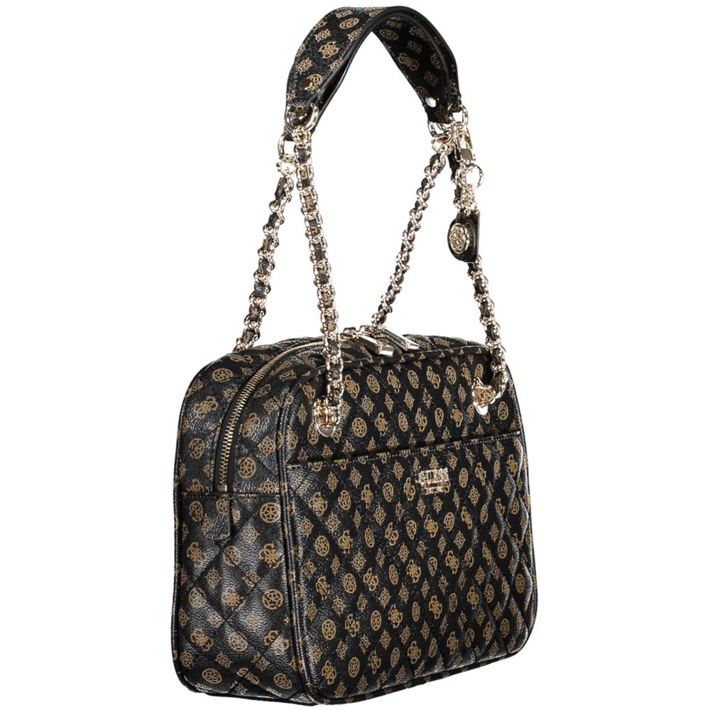 Guess Jeans Brown Polyethylene Handbag