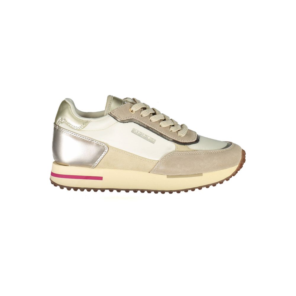 Napapijri Beige Polyester Sneaker