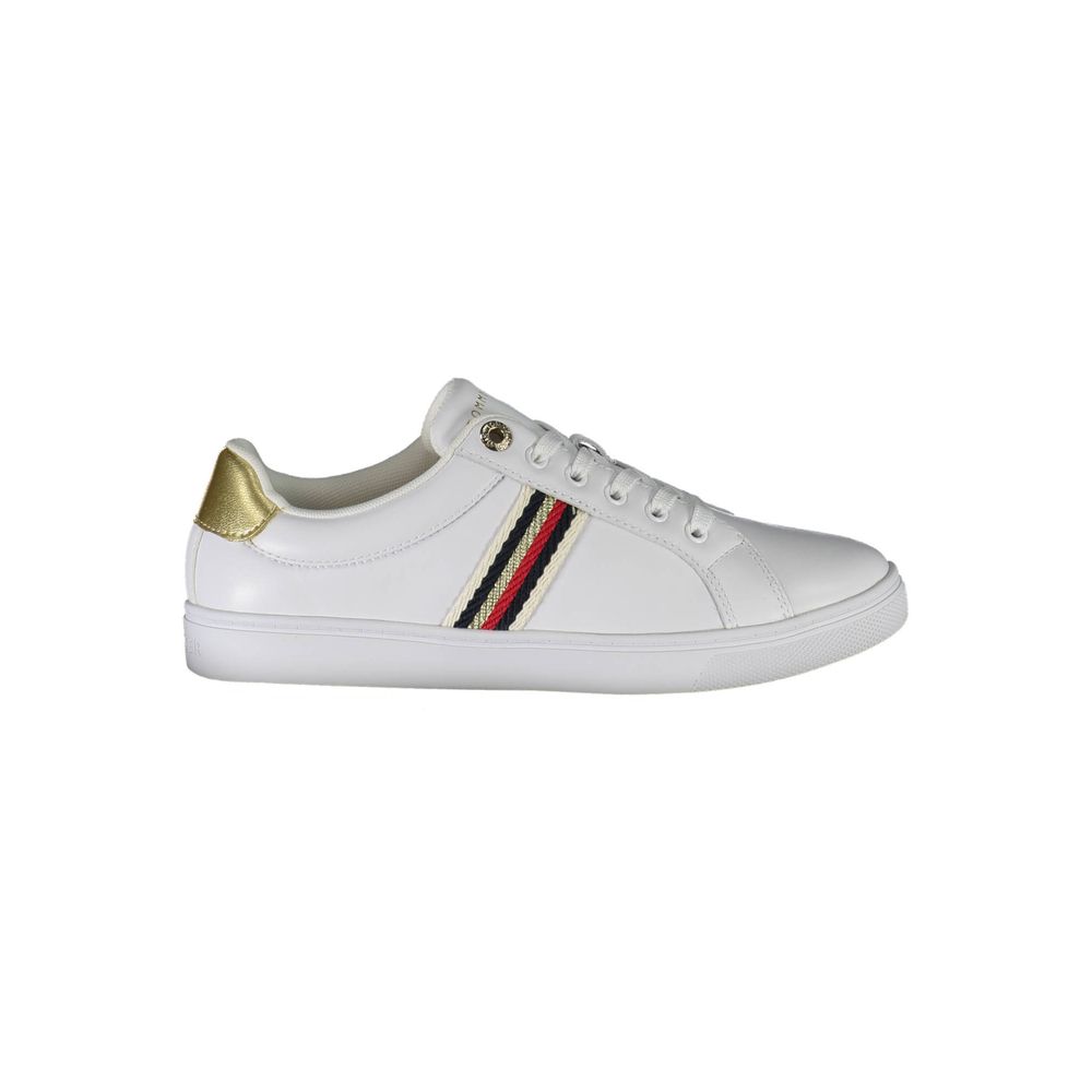Tommy Hilfiger White Polyester Sneaker