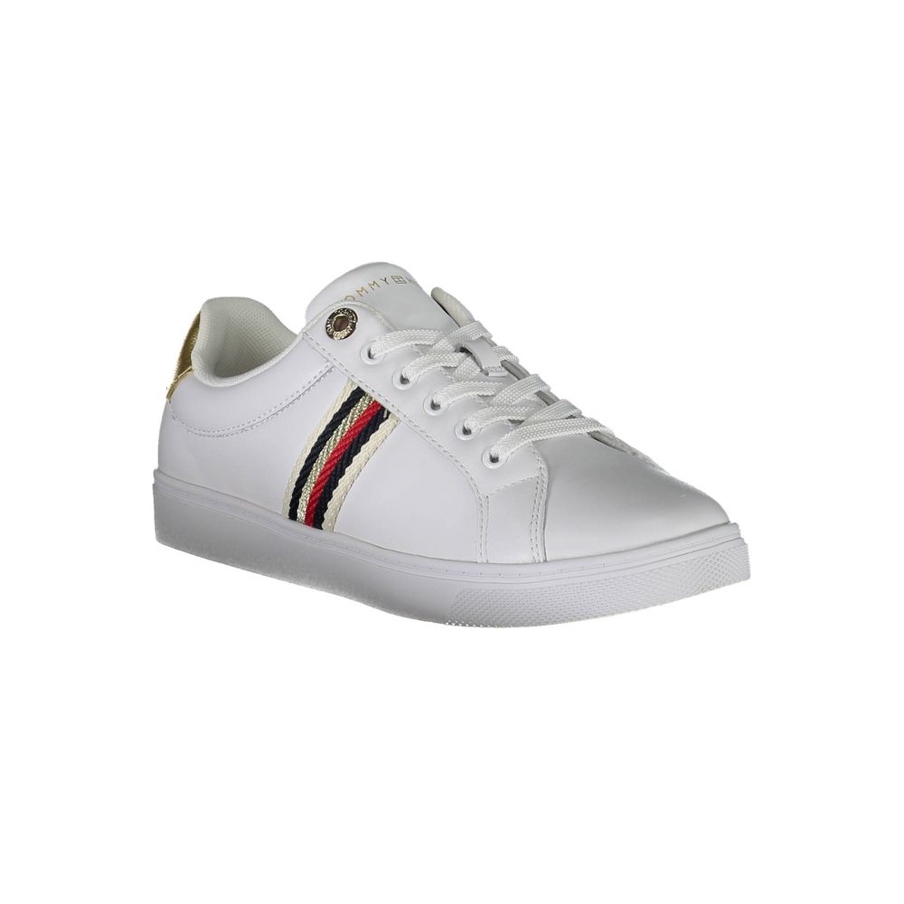 Tommy Hilfiger White Polyester Sneaker