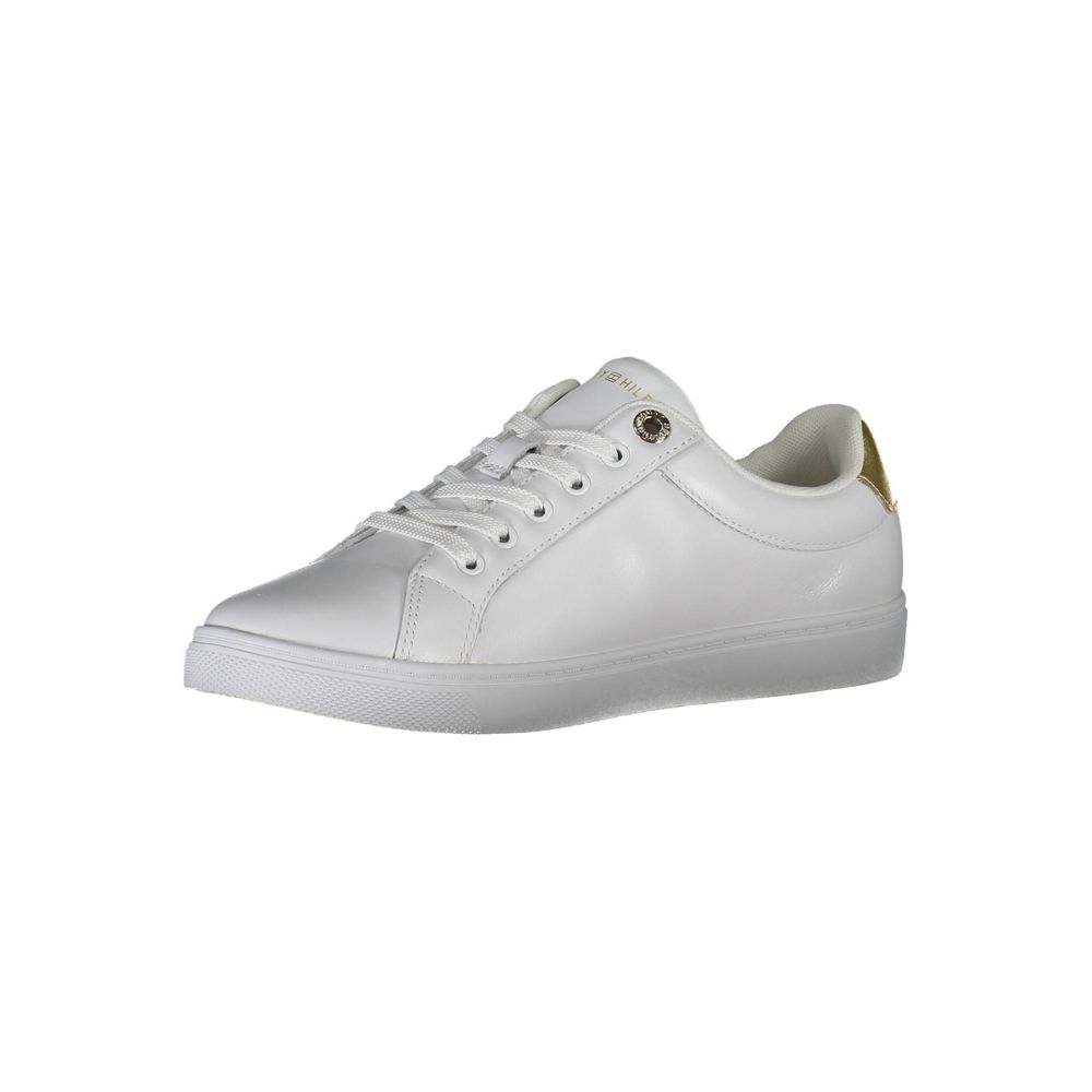 Tommy Hilfiger White Polyester Sneaker