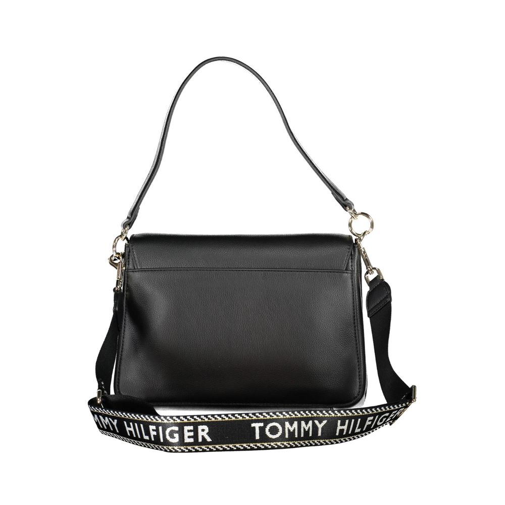 Tommy Hilfiger Black Polyester Handbag