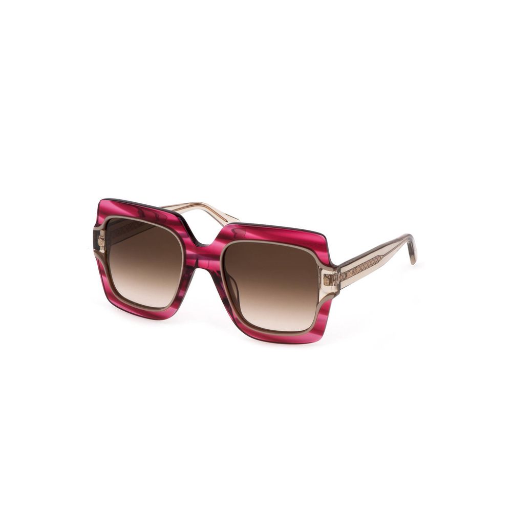 Just Cavalli Red Plastic Sunglasses