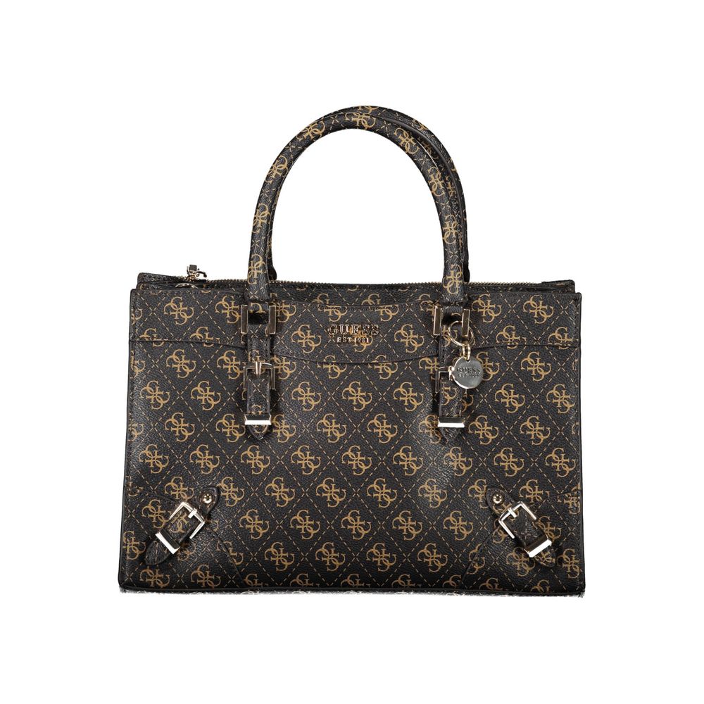 Guess Jeans Brown Polyethylene Handbag