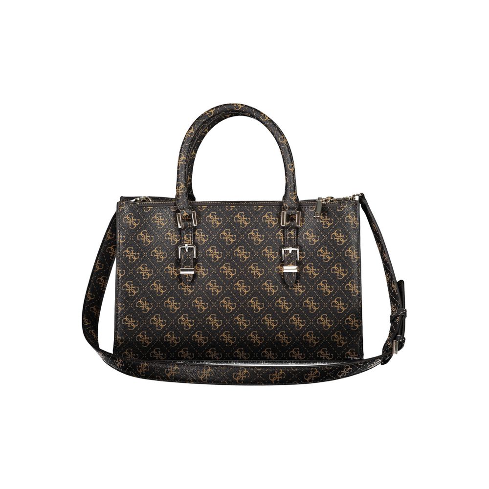 Guess Jeans Brown Polyethylene Handbag