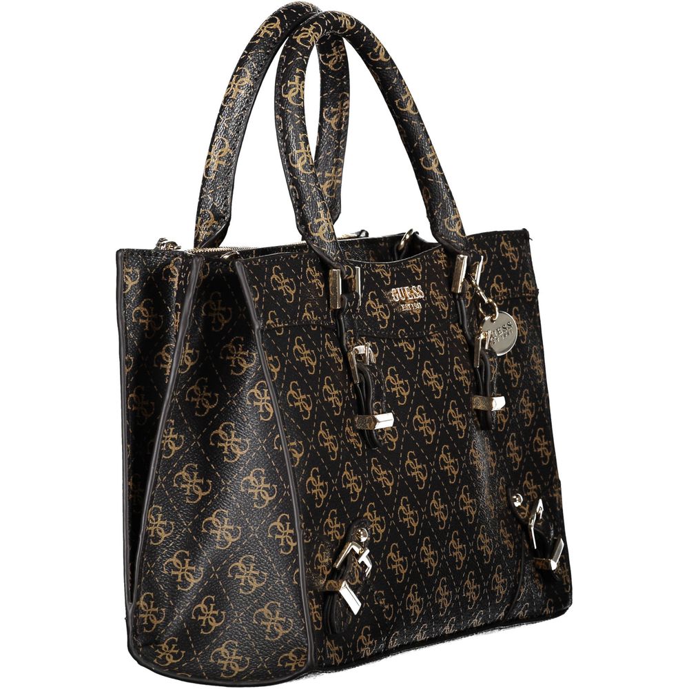 Guess Jeans Brown Polyethylene Handbag