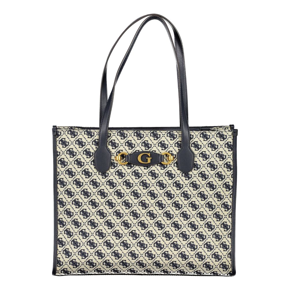 Guess Jeans Blue Polyester Handbag