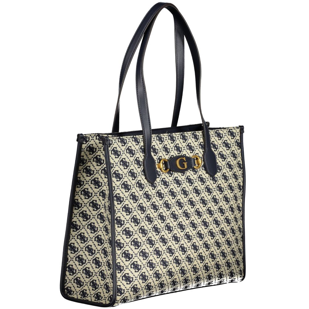 Guess Jeans Blue Polyester Handbag