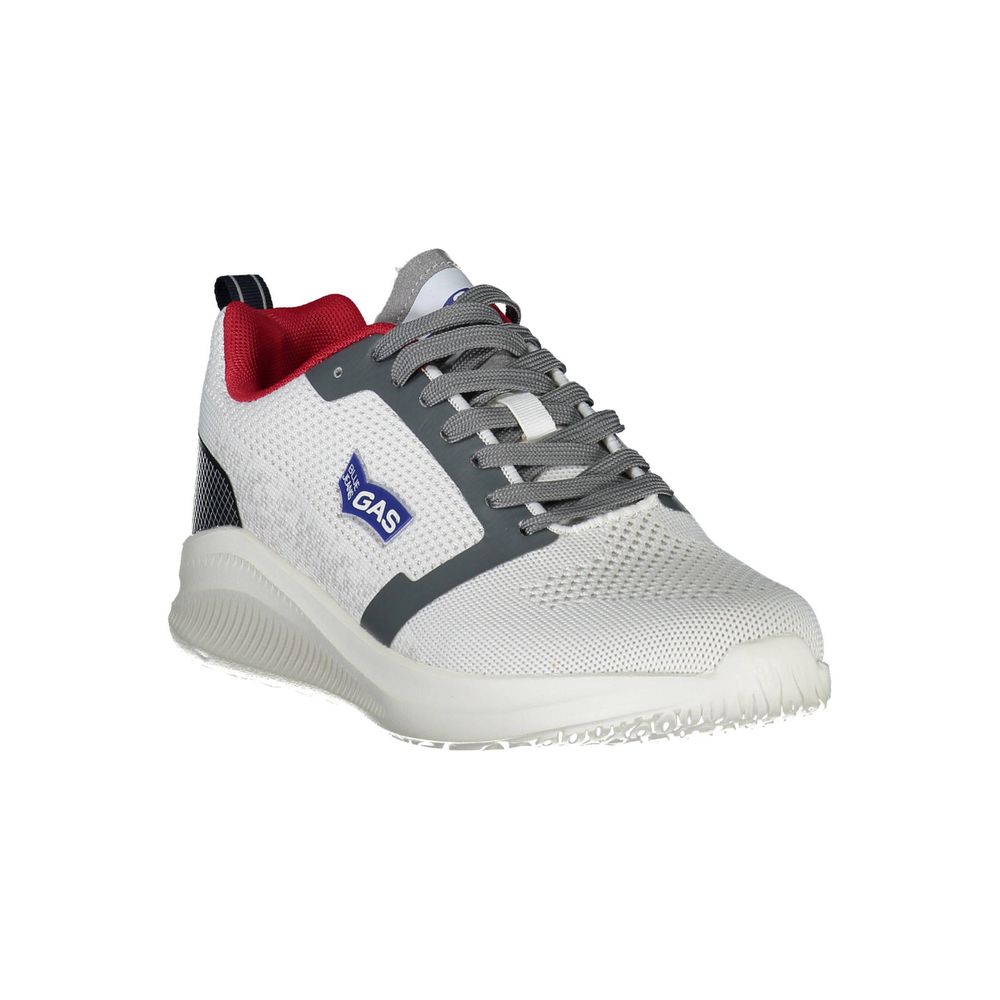 Gas White Polyester Sneaker