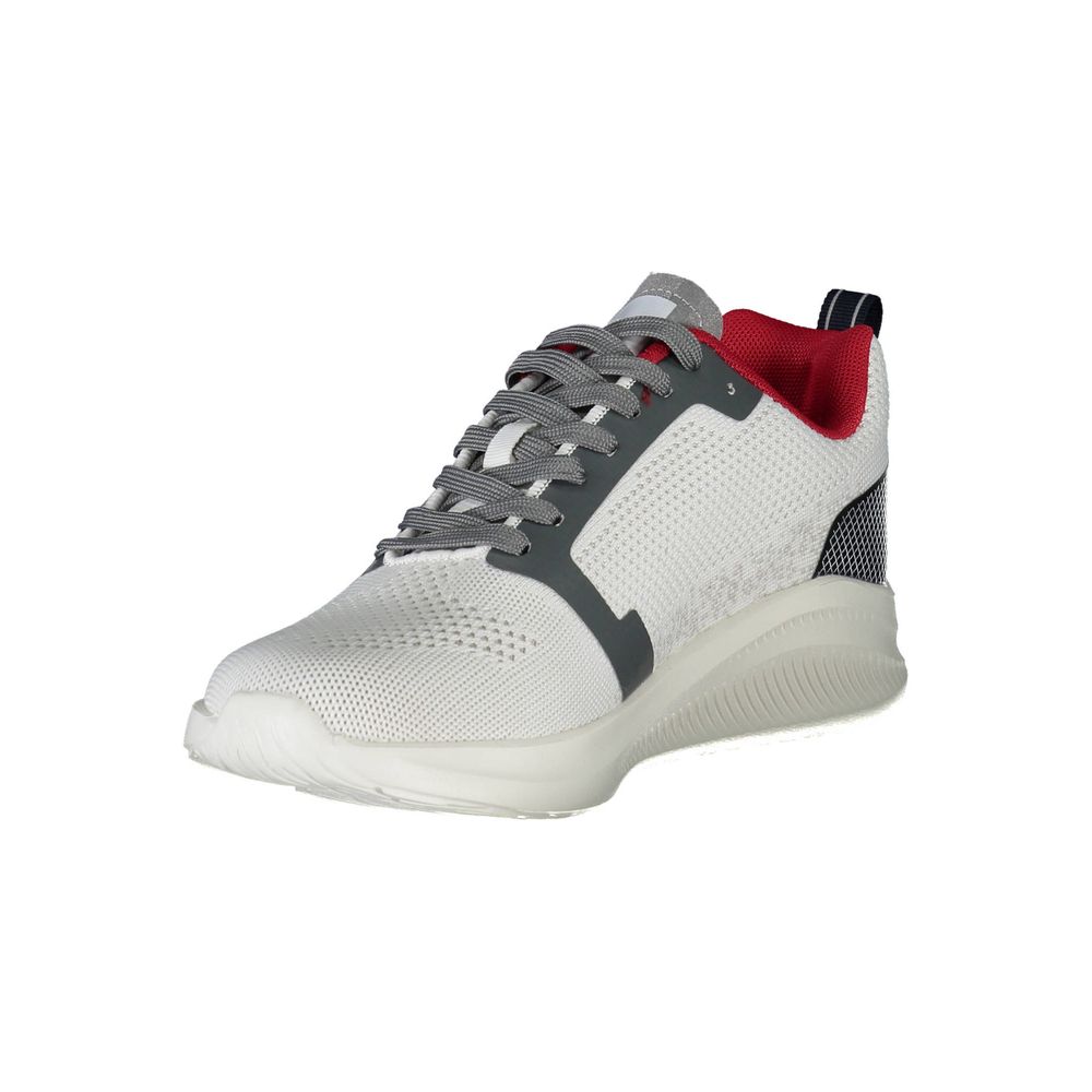 Gas White Polyester Sneaker
