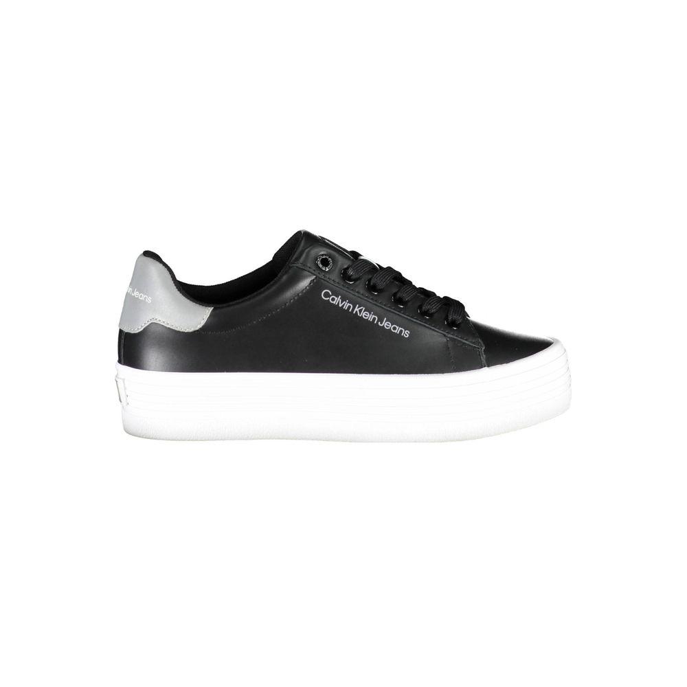 Calvin Klein Black Polyester Sneaker