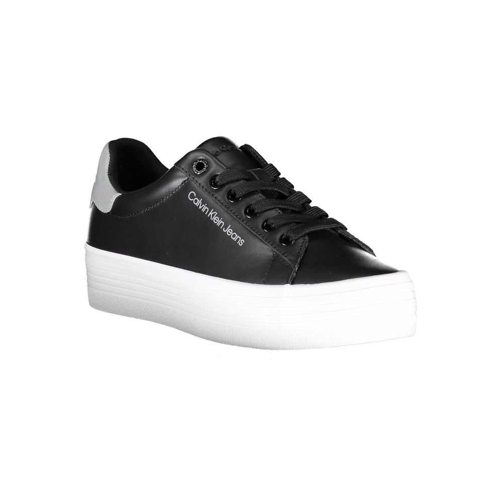 Calvin Klein Black Polyester Sneaker