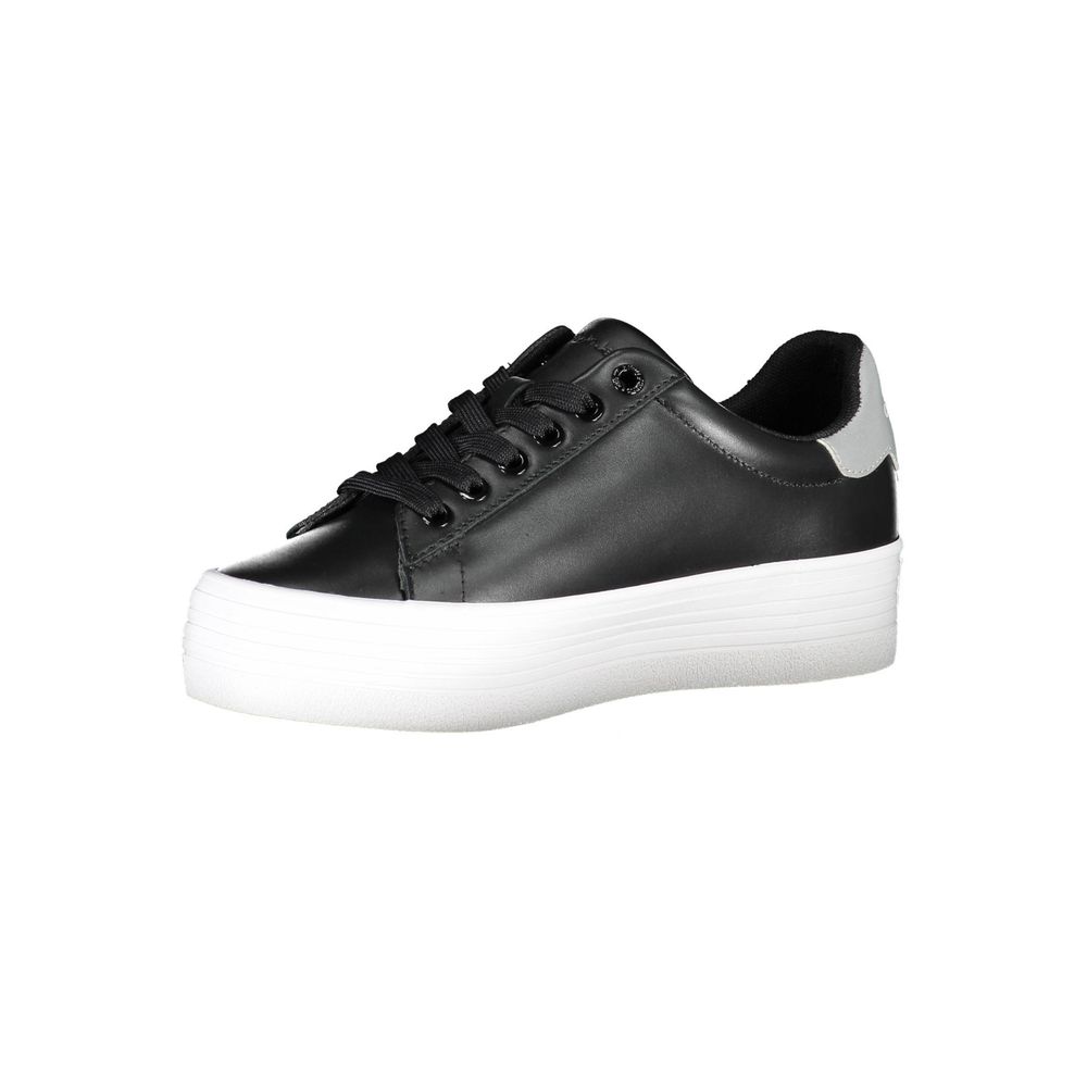 Calvin Klein Black Polyester Sneaker