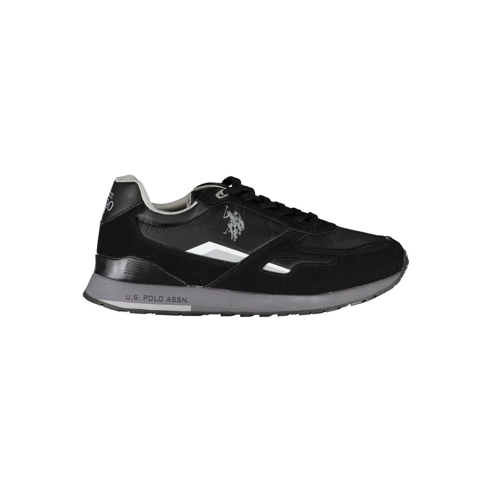 U.S. POLO ASSN. Black Polyester Sneaker