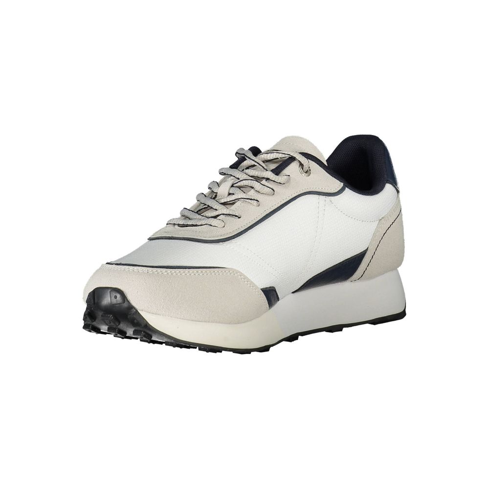 Carrera White Polyester Sneaker