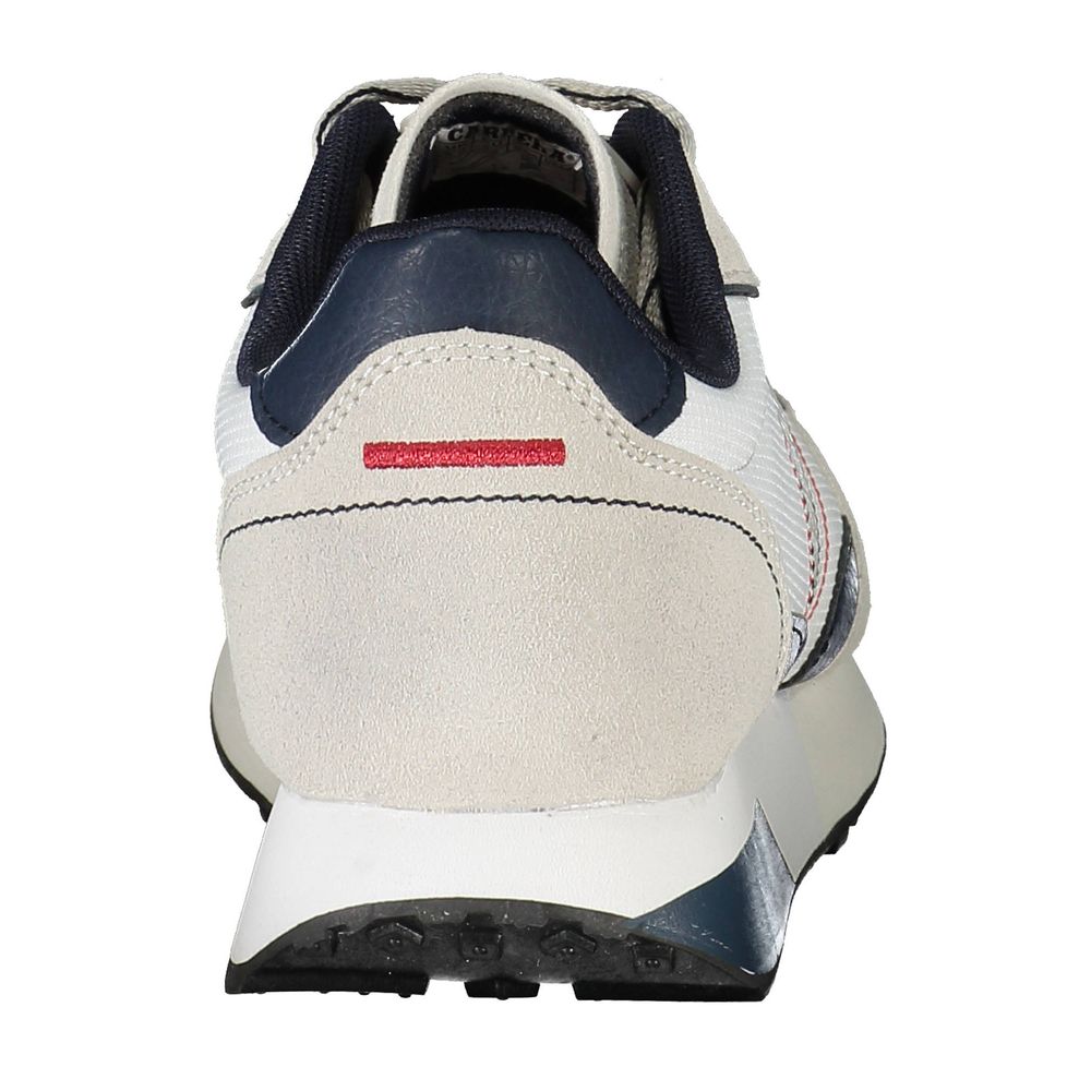 Carrera White Polyester Sneaker