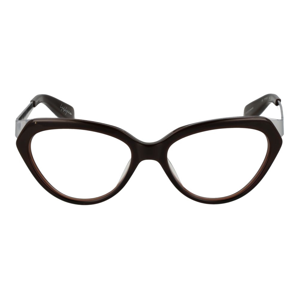 Yohji Yamamoto Brown Unisex Optical Frames