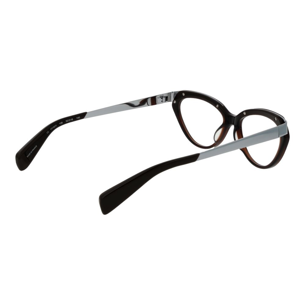 Yohji Yamamoto Brown Unisex Optical Frames