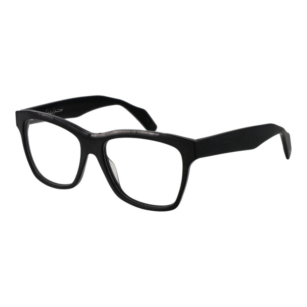 Yohji Yamamoto Black Unisex Optical Frames