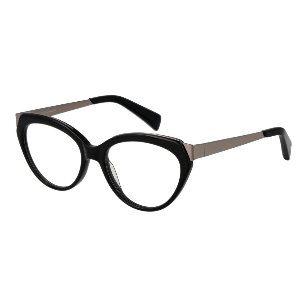 Yohji Yamamoto Black Unisex Optical Frames