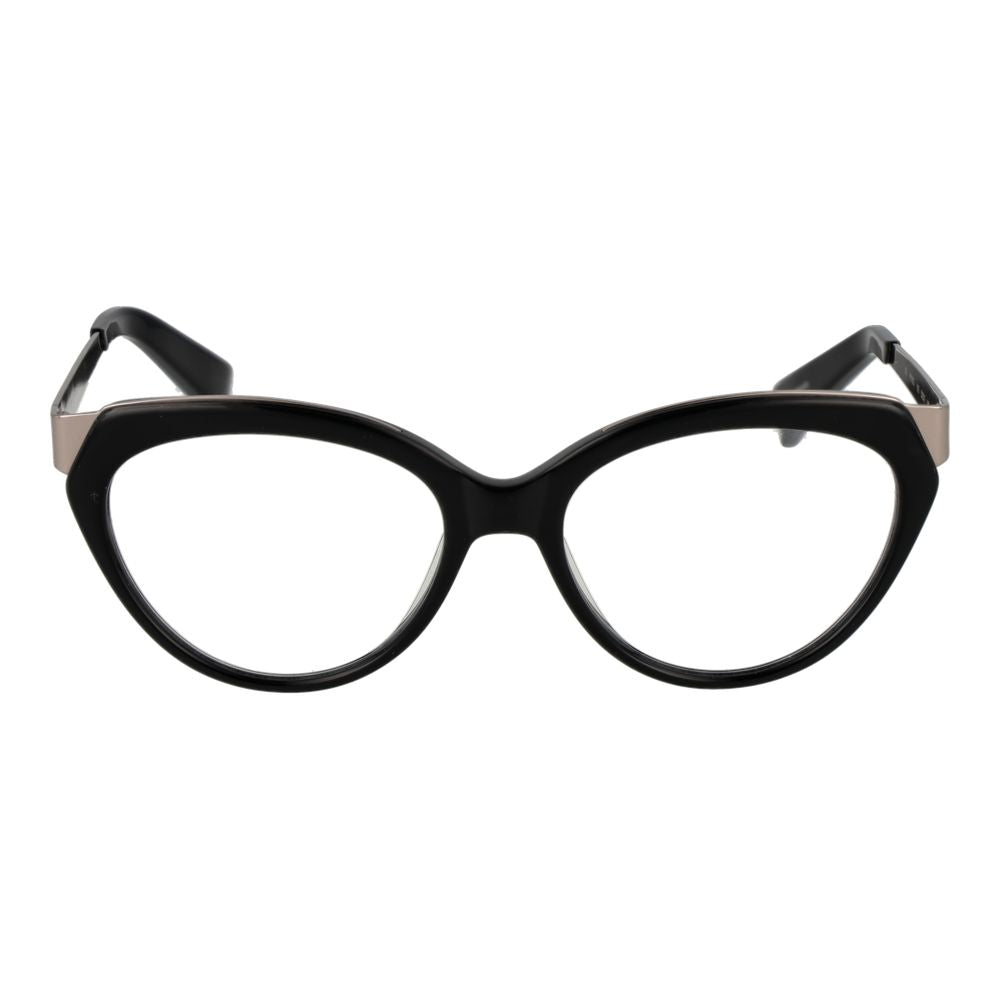 Yohji Yamamoto Black Unisex Optical Frames