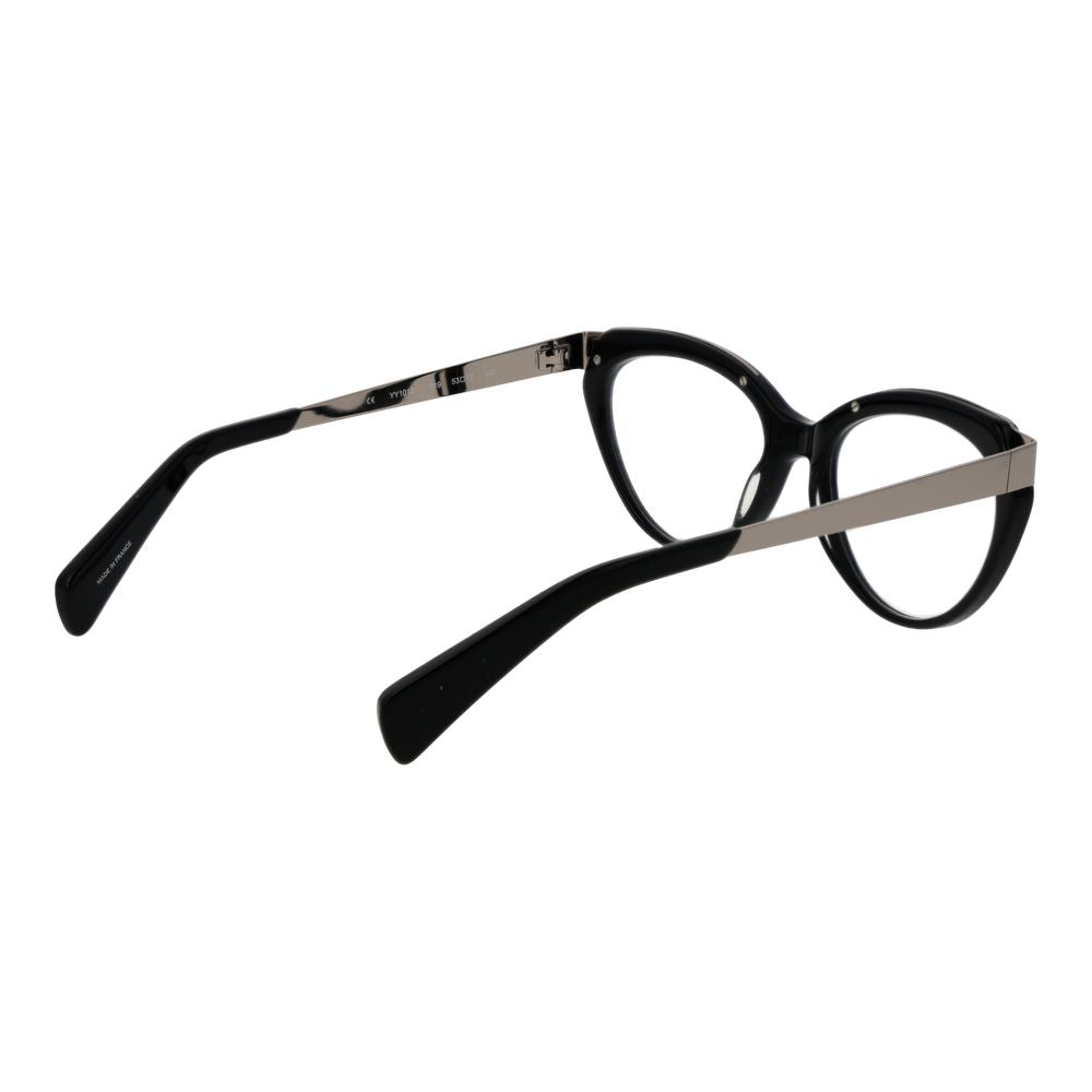 Yohji Yamamoto Black Unisex Optical Frames
